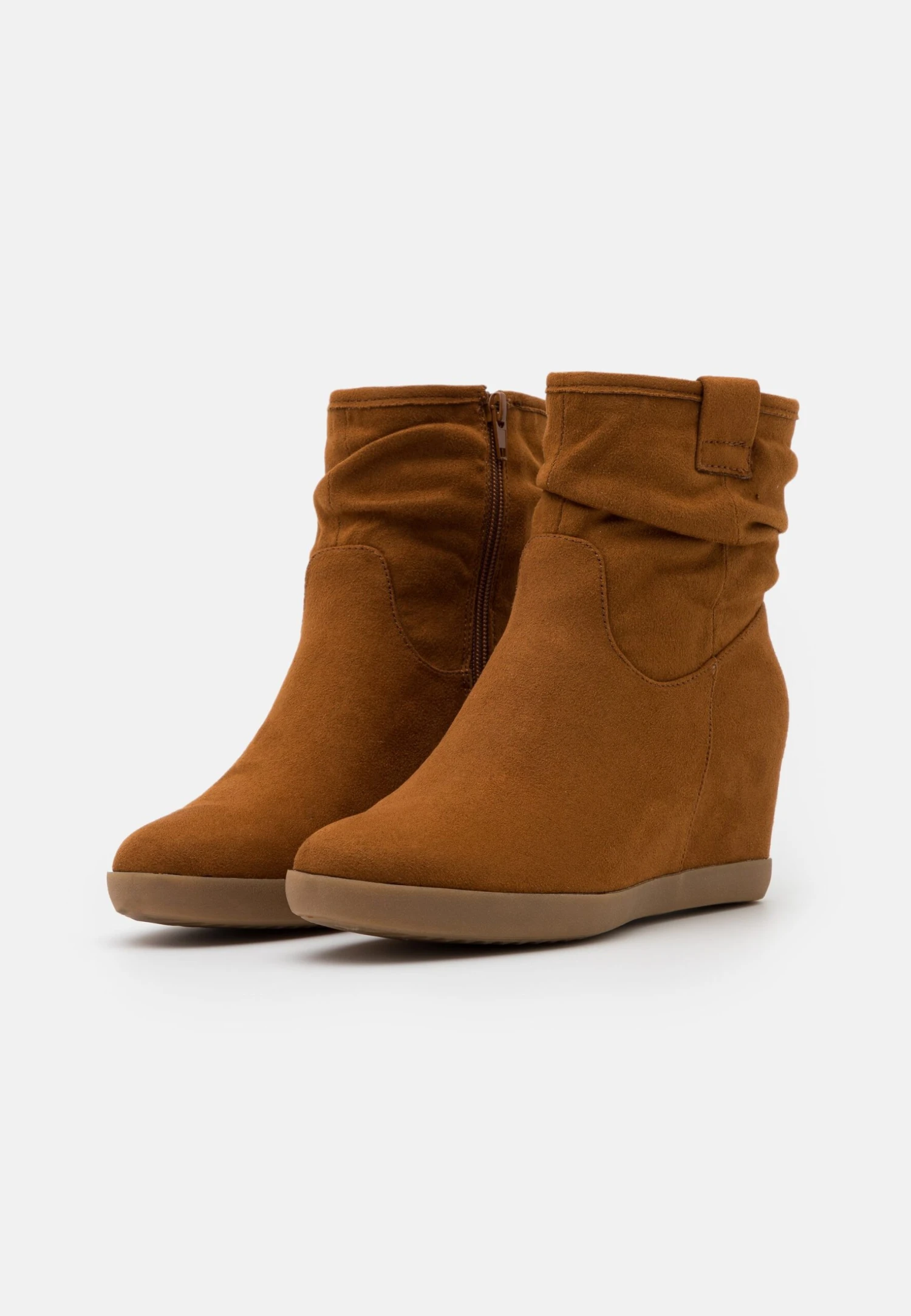 Anna Field Winter Boot - Bottines Compensées - Cognac 3 Anna Field Winter Boot - Bottines Compensées - Cognac – Image 3
