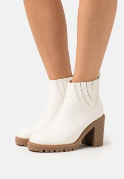 Anna Field Bottines À Talons Hauts - White