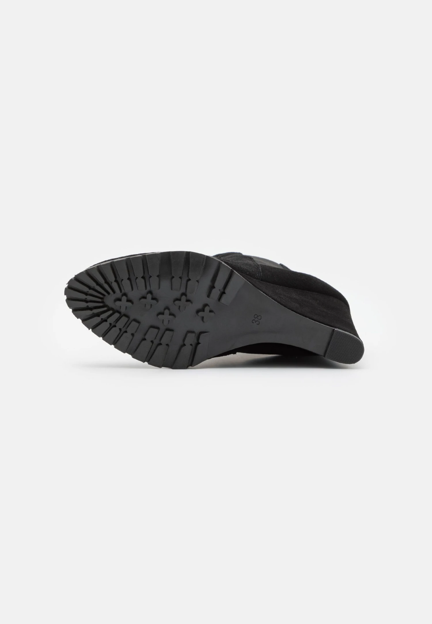 Leather - Bottines Compensées - Black 5 Leather - Bottines Compensées - Black – Image 5