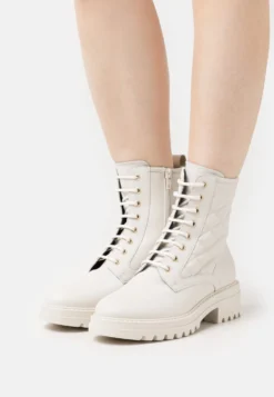 Anna Field Leather - Bottines À Lacets - White