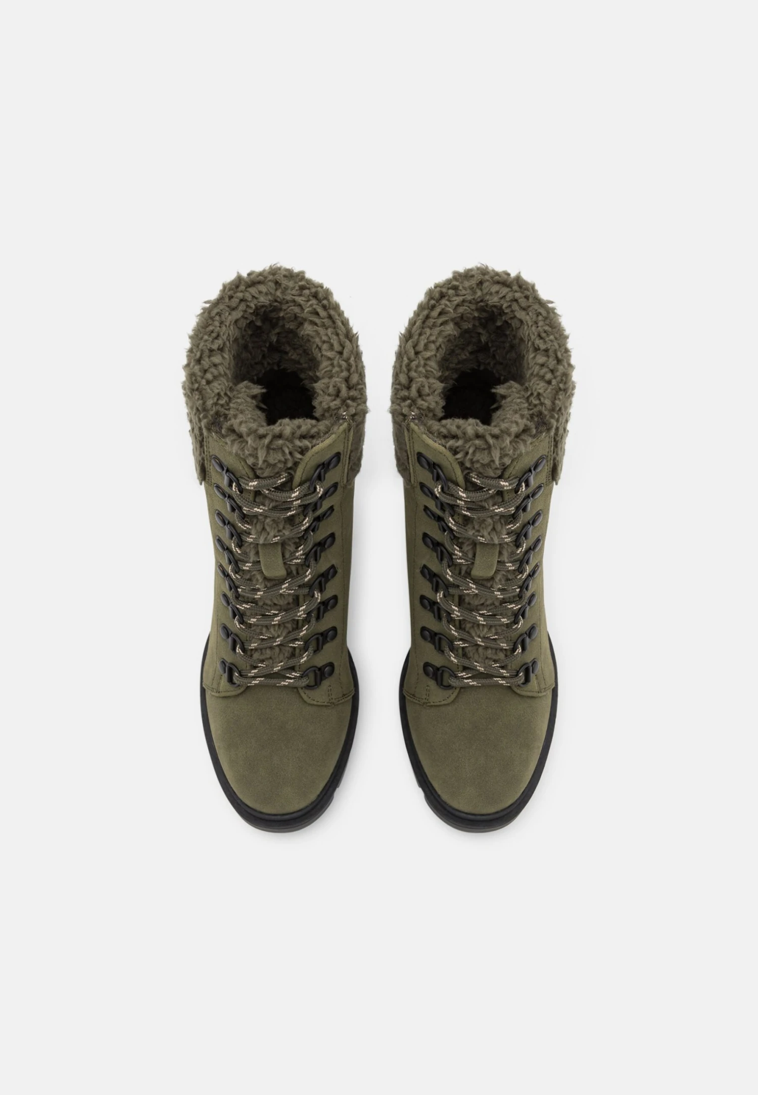 Anna Field Leather - Bottines À Lacets - Khaki 6 Anna Field Leather - Bottines À Lacets - Khaki – Image 6
