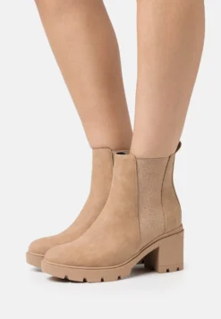 Anna Field Bottines À Plateau - Taupe