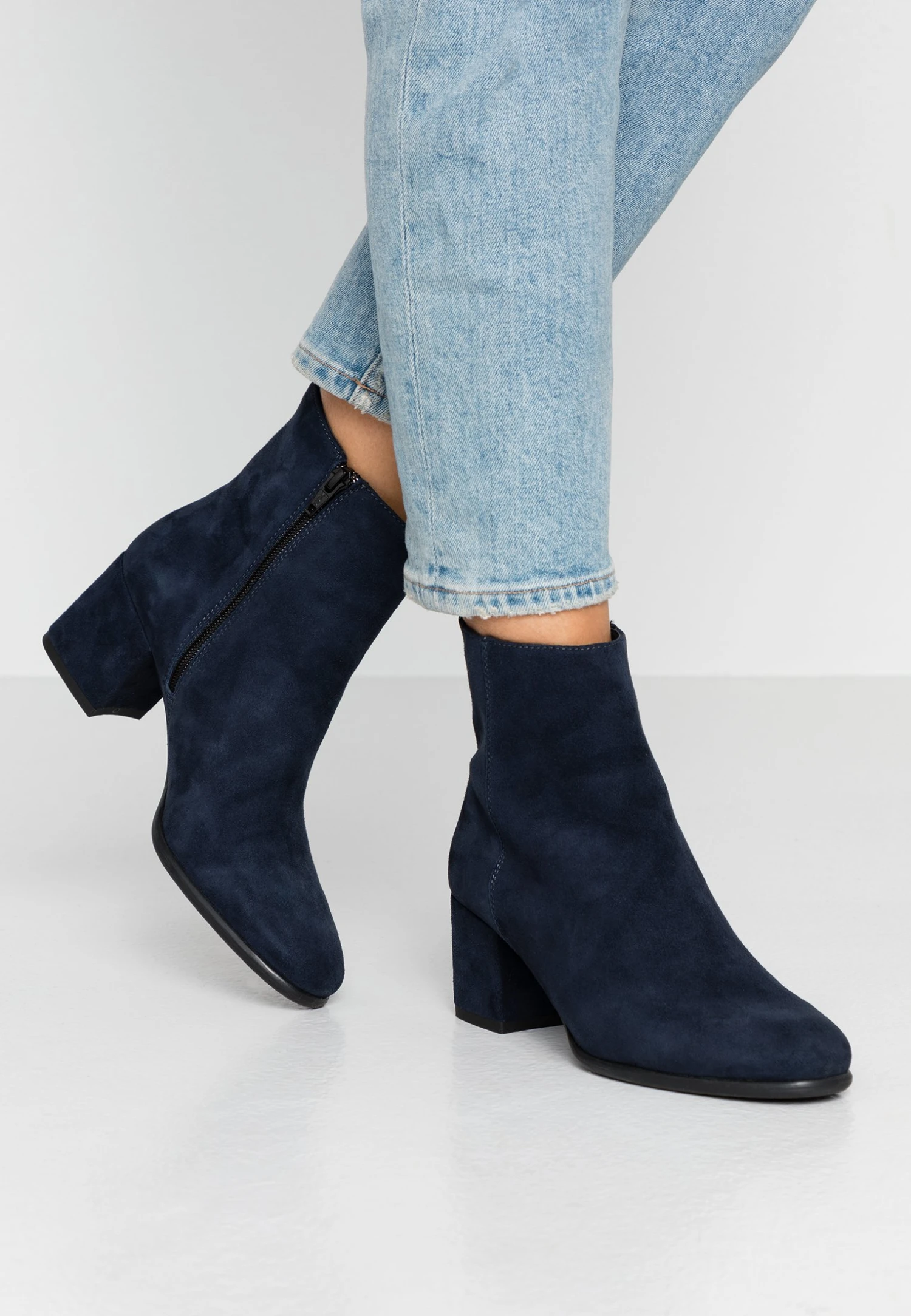 Anna Field Leather - Bottines - Dark Blue 1 Anna Field Leather - Bottines - Dark Blue