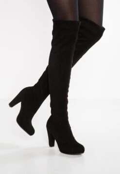 Anna Field Bottes À Talons Hauts - Black